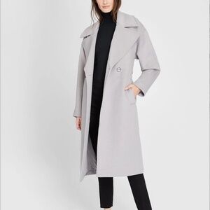 Tie Waist Wrap Coat - New With Tags - NEVER WORN - Soft Lavendar